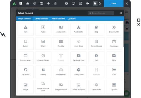 Submenu Element – Avada Website Builder.